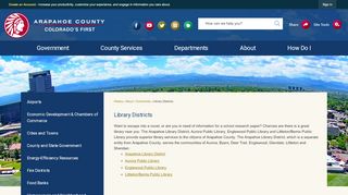 
                            3. Library Districts | Arapahoe County, CO - Official Website