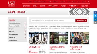 
                            7. Library | University of Canterbury