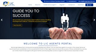 
                            3. LIC Agents Portal - Home