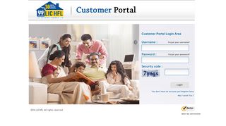 
                            4. LIC HFL | Customer Portal: Login