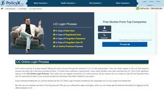 
                            2. LIC Login Online - Customer Login Process in LIC New Portal ...