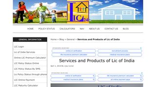 
                            6. Lic of India - Login, Online Payment, Recruitment, …