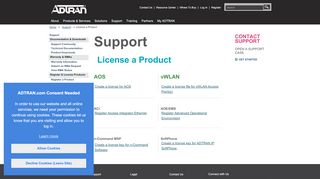 
                            1. License a Product - ADTRAN.com