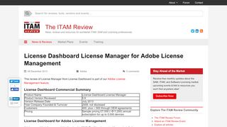 
                            8. License Dashboard License Manager for Adobe License ...