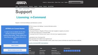 
                            7. Licensing n-Command - ADTRAN.com