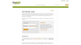 
                            7. Life Adviser Login - life.onepath.co.nz