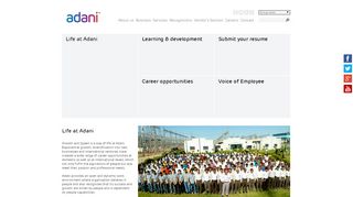 
                            5. Life at Adani