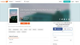 
                            3. Life Hacks in KML (Kolej Matrikulasi Labuan) - Meow - Wattpad