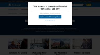 
                            6. Life Insurance - Advisors | Prudential Financial