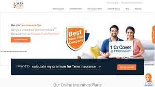 
                            2. Life Insurance Policies - Life Insurance Plans | Max Life