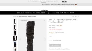 
                            9. Life Of The Party Slouchy Over The Knee Boot - justfab.de