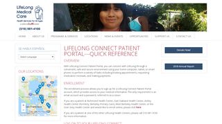 
                            2. LifeLong Connect Patient Portal---Quick Reference