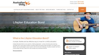 
                            7. Lifeplan Education Bond - Australian Unity