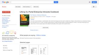 
                            6. Liferay 6.x Portal Enterprise Intranets Cookbook