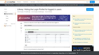 
                            5. Liferay: Hiding the Login Portlet for logged in users ...