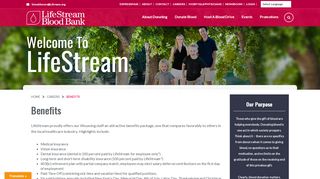 
                            2. LifeStream Blood BankBenefits - LifeStream Blood Bank