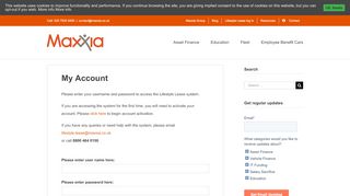 
                            5. Lifestyle Lease log in - Maxxia