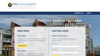 
                            4. Lifestyles Unlimited Vendor | Login