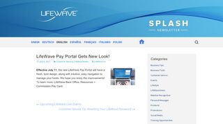 
                            4. LifeWave Pay Portal Gets New Look! | LifeWave Splash – LifeWave ...
