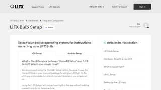 
                            7. LIFX Bulb Setup – LIFX Help Center