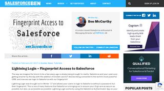 
                            10. Lightning Login - Fingerprint Access to Salesforce ...