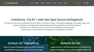 
                            8. LimeSurvey: the online survey tool - open source surveys