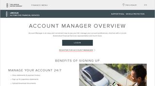 
                            8. Lincoln Account Manager | Lincoln Automotive Financial ...