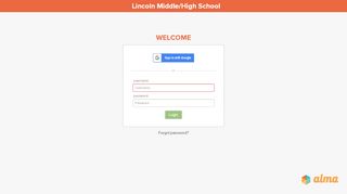 
                            1. Lincoln Middle/High School - Alma