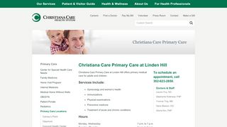 
                            9. Linden Hill – Christiana Care Health System