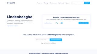 
                            8. Lindenhaeghe - Email Address Format & Contact …