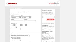 
                            4. Lindner Group KG | Registrierung