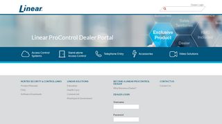 
                            9. Linear ProControl Dealer Portal – Linear Solutions