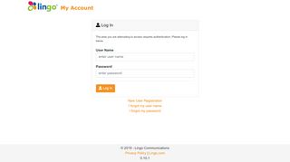 
                            6. Lingo MyAccount