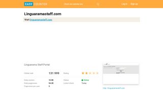 
                            1. Linguaramastaff.com: Linguarama Staff Portal - Easy Counter