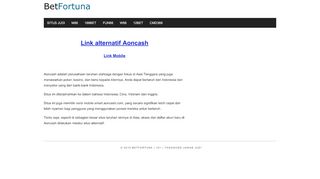 
                            7. Link alternatif Aoncash (Mobile) - BetFortuna