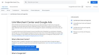 
                            3. Link Merchant Center and Google Ads - Previous - Google ...