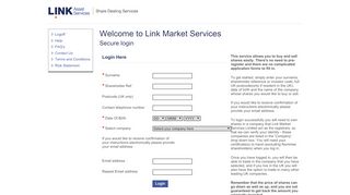 
                            6. Link Share Dealing Services