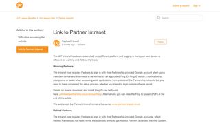
                            1. Link to Partner Intranet – JLP Leisure Benefits
