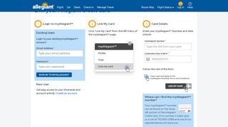 
                            1. Link your Allegiant World MasterCard | Allegiant Air