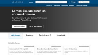 
                            1. LinkedIn Learning: Online-Kurse aus dem Business-, …