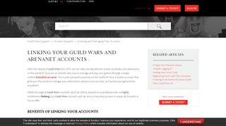 
                            5. Linking Your Guild Wars and ArenaNet Accounts