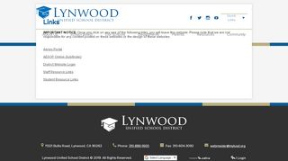 
                            4. Links - Lynwood Unified School District