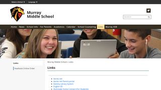 
                            8. Links - Murray Middle School