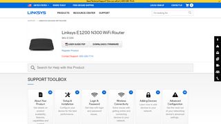 
                            1. Linksys Official Support - Linksys E1200 N300 WiFi Router