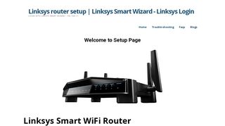 
                            9. Linksys router setup | Linksys Smart Wizard - Linksys Login