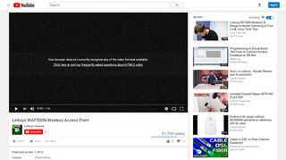 
                            6. Linksys WAP300N Wireless Access Point - YouTube