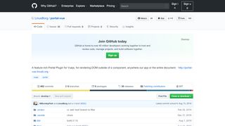 
                            6. LinusBorg/portal-vue: A feature-rich Portal Plugin for Vuejs ... - GitHub