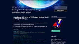 
                            3. Linux Debian 8 Gnome2 MATE Desktop lighttpd and gdm AutoLogin ...