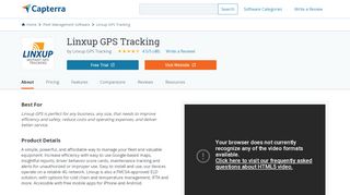 
                            5. Linxup GPS Tracking Reviews and Pricing - 2019 - Capterra