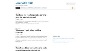 
                            8. LionPATH PSU - LionPATH PSU Article & Reviews